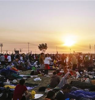 Lisbon, tens of thousands of young people at World Youth Day last August (Catholic Press Photo)