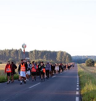 A moment of the pilgrimage to Czestochowa (Photo: Tommaso Prinetti)